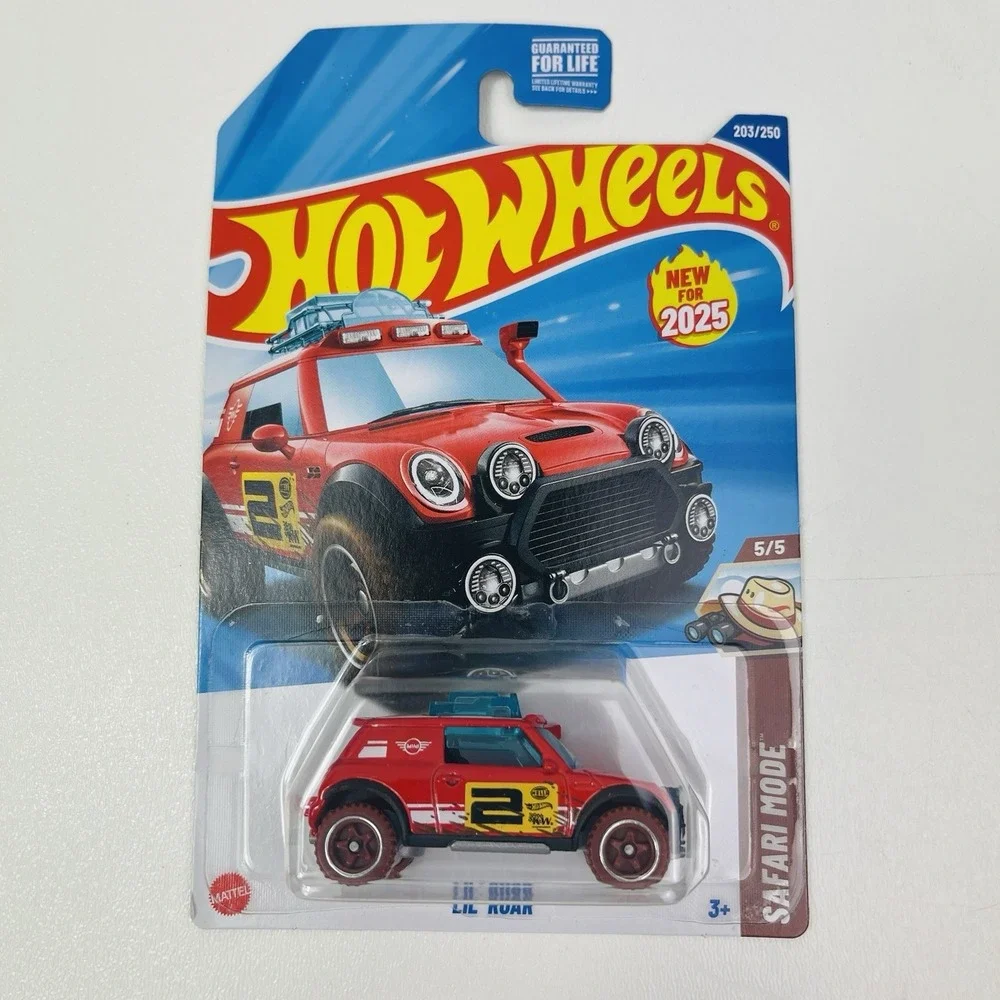 Hot Wheels Lil' Roar Red Mini Cooper Safari Mode 5/5 New For 2025 203/250